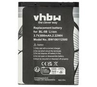 vhbw Batterie Compatible avec Somikon Full HD Camcorder DV-812.HD caméra vidéo caméscope (600mAh, 3,7V, Li-ION)