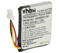 vhbw Batterie Compatible avec Sony INZONE H9, WH-CH720N, WF1000XM4 Charging Case Casque Audio, écouteurs sans Fil (550mAh, 3,85V, Li-polymère)