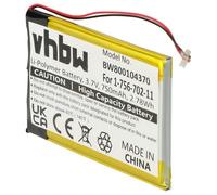 vhbw Batterie Compatible avec Sony NW-A808B, NW-S639, NW-S639F, NWZ-820, NWZ-A720 Lecteur de Musique MP3 (750mAh, 3,7V, Li-ION)