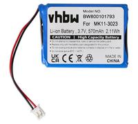 vhbw Batterie Compatible avec Sony Playstation CECHZK1JP, CECHZK1UC, PS3 Wireless QWERTY Keypad Manette de Jeu Gamepad (600mAh, 3,7V, Li-ION)