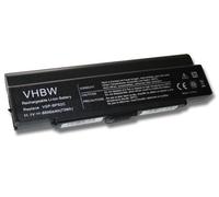 vhbw Batterie compatible avec Sony Vaio VGN-AR130G, VGN-AR170, VGN-AR150G, VGN-AR170PU2, VGN-AR170GU1 ordinateur portable (6600mAh, 11,1V, Li-ion)