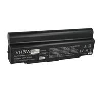 vhbw Batterie compatible avec Sony Vaio VGN-S5HP/B.G4, VGN-S5M/S.G4, VGN-S59CP/B, VGN-S58GP/B ordinateur portable (6600mAh, 11,1V, Li-ion)
