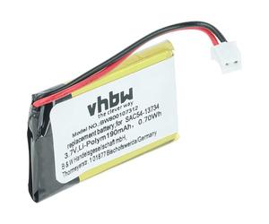 vhbw Batterie Compatible avec SportDog FieldTrainer SD-425X Transmitter | SD-425XS Transmitter collier de dressage (190mAh, 3,7V, Li-polymère)