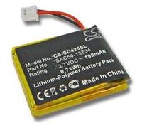 vhbw Batterie Compatible avec Sportdog Remote Transmitter SDT00-13857, SD-425 Collier de Dressage de Chien (190mAh, 3,7V, Li-polymère)