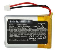 vhbw Batterie Compatible avec SportDog SD-875, SD-875E, SD-1275, SD-1275E Collier (500mAh, 7,4V, Li-polymère)
