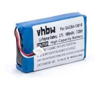 vhbw Batterie compatible avec SportDog TEK 1.0 GPS Dog Tracking Transmitter collier de dressage de chien (1900mAh, 3,7V, Li-polymère) G