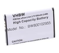 vhbw Batterie Compatible avec Swissvoice Epure L7, fulleco Duo, e-Pure téléphone Fixe sans Fil (600mAh, 3,7V, Li-ION)
