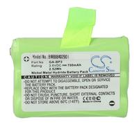 vhbw Batterie Compatible avec Switel WTF8000 Radio Talkie-walkie (700mAh, 3,6V, NiMH)