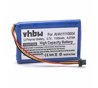 vhbw Batterie Compatible avec Tomtom Go 520 WiFi, 510, 4FA50, 520 GPS, Appareil de Navigation (1100mAh, 3,7V, Li-ION)