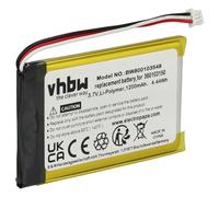 vhbw Batterie Compatible avec Tomtom Go 7000 HD, 7000 GPS, Appareil de Navigation (1200mAh, 3,7V, Li-ION) - Remplacement pour 360103150