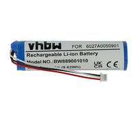 vhbw Batterie Compatible avec Tomtom Urban Rider Pro GPS, Appareil de Navigation (2600mAh, 3,7V, Li-ION)