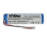 vhbw Batterie Compatible avec Tomtom Urban Rider, Rider 2nd Edition, Rider 4GD00 GPS, Appareil de Navigation (3000mAh, 3,7V, Li-ION)