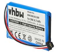 vhbw Batterie Compatible avec Tomtom XL 2 V4, 30, 4EG0.001.08, 4EM0.001.02, 4EM0.001.01 GPS, Appareil de Navigation (1200mAh, 3,7V, Li-ION)
