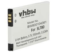 vhbw Batterie Compatible avec Unify OpenStage SL6, OpenStage SL5 téléphone Fixe sans Fil (950mAh, 3,7V, Li-ION)