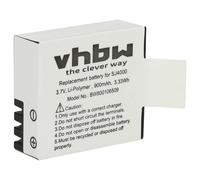 vhbw Batterie Compatible avec VTIN Action Camera Appareil numérique camescope (900mAh, 3,7V, Li-ION)