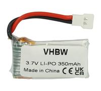 vhbw Batterie Compatible avec WALKERA connecteur pour modéle RC (350mAh, 3,7V, Li-polymère)