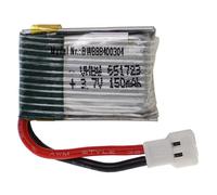 Vhbw Batterie Compatible Avec Xh 2.54 2p Connecteur Pour Modéle Rc Par Ex. Voiture De Course Avion (150mah, 3,7v, Li-Polymère, 25 X 17 X 8 Mm)-Vhbw