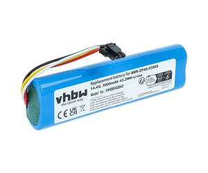 vhbw Batterie compatible avec Xiaomi Roborock 1C, E4 E452-00, E4 E402-00 robot électroménager bleu (3000mAh, 14,4V, Li-ion, sans boîtier)