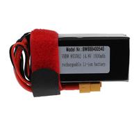 Vhbw Batterie Compatible Avec Xt60 Connecteur Pour Modéle Rc Par Ex. Voiture De Course, Avion (1500mah, 14,8v, Li-Polymère, 72 X 37 X 37 Mm)-Vhbw