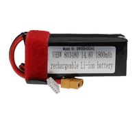 Vhbw Batterie Compatible Avec Xt60 Connecteur Pour Modéle Rc Par Ex. Voiture De Course, Avion (1800mah, 14,8v, Li-Polymère, 91 X 36 X 35 Mm)-Vhbw
