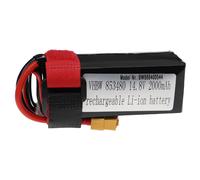 Vhbw Batterie Compatible Avec Xt60 Connecteur Pour Modéle Rc Par Ex. Voiture De Course, Avion (2000mah, 14,8v, Li-Polymère, 91 X 36 X 28 Mm)-Vhbw