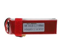 Vhbw Batterie Compatible Avec Xt60 Connecteur Pour Modéle Rc Par Ex. Voiture De Course, Avion (6000mah, 11,1v, Li-Polymère, 125 X 46 X 35 Mm)