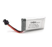 vhbw Batterie compatible avec Zoopa 300, AA0302, AA0300-A, 300 Movie Helicopter AA0300 modéle RC (1000mAh, 3,7V, Li-ion)