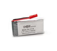 vhbw Batterie Li-Ion 1150mAh (3.7V) pour hélicoptère modèle RC JST SYP