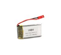 vhbw Batterie Li-Polymère 1100mAh (3.7V) Prise JST pour la construction de modèles réduits (voiture de course, hélicoptère, avion et bateau)