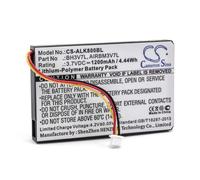 vhbw Batterie Li-Polymère 1200mAh (3.7V) pour système à bouton-poussoir, émetteur à bouton-poussoir Autec Air A4, A6, A8