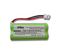 vhbw Batterie NI-MH 700mAh (2.4V) compatible pour Siemens Gigaset A120, A140, A145, A160, A165, A240, A245, A260, A265.