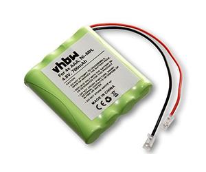 vhbw Batterie Pack de 4X Micro AAA pour Divers appareils (700mAh, 4,8V, NiMH)