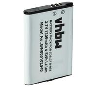 vhbw Batterie pour Manette Compatible avec Nintendo Wii U Pro Remplacement pour CTR-003, C/CTR-A-AB - (Li-ION, 1300mAh, 3.7V)