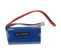 vhbw Batterie pour modéle RC par ex. Voiture de Course Avion (1500mAh, 7,4V, Li-ION, 69 x 38 x 18 mm, Bec)