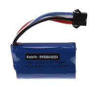 vhbw Batterie pour modéle RC par ex. Voiture de Course Avion | (650mAh, 6,4V, Li-ion, 54 x 32 x 17 mm, SM-4P)