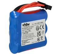 vhbw Batterie pour modéle RC par ex. Voiture de Course Avion (800mAh, 9,6V, Li-ION, 54 x 48 x 16,5 mm, SM-6P)