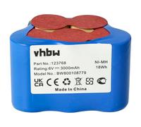 vhbw Batterie Remplacement pour 93230 5, VYRR, VYRR6, 123768 pour diverses Motos avec régulateur de Charge (3Ah, 6V, NiMH)