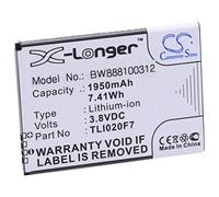 vhbw Batterie Remplacement pour Alcatel TLI020F7 pour Smartphone (1950mAh, 3,8V, Li-ION)