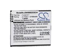 vhbw Batterie remplacement pour Alcatel TLi021F7 pour routeur modem hotspots (2150mAh, 3,7V, Li-ion)