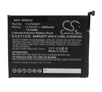 vhbw Batterie Remplacement pour Alcatel TLP040M1, TLP040M7 pour Tablette Pad (3900mAh, 3,85V, Li-polymère)