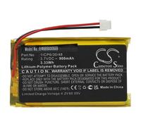 vhbw Batterie Remplacement pour Babymoov 1ICP6/30/48 pour Moniteur bébé, babyphone (900mAh, 3,7V, Li-polymère)