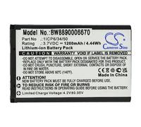 vhbw Batterie Remplacement pour Babymoov 1ICP6/34/50 pour Moniteur bébé, babyphone (1200mAh, 3,7V, Li-ION)