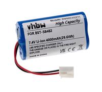 vhbw Batterie remplacement pour Bestway BST-58482 pour nettoyeur de piscine (4000mAh, 7,4V, Li-ion)