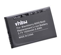 vhbw Batterie Remplacement pour Blackberry BAT-14392-001, M-S1 pour Smartphone Tablette Notepad PDA Assistant Personnel (1500mAh, 3,7V, Li-ION)