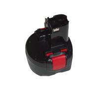 vhbw Batterie remplacement pour Bosch BAT100, BAT0408, 2 607 335 707, 2 607 335 272, 2 607 335 260 pour outil électrique (3000 mAh, NiMH, 9,6 V)