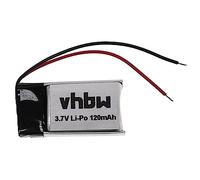 vhbw Batterie Remplacement pour Bose AHB581323PS pour Casque Audio, écouteurs sans Fil (120mAh, 3,7V, Li-polymère)