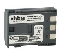 vhbw Batterie remplacement pour Canon NB-2LH, NB-2L pour caméra vidéo caméscope (600mAh, 7,2V, Li-ion)
