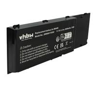 vhbw Batterie remplacement pour Dell DW554, C565C, 8M039, 5K145, G102C, F729F, F224C, DW842, GN752 pour ordinateur portable (6600mAh, 11,1V, Li-ion)