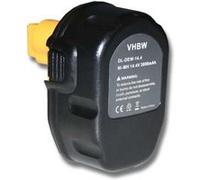 vhbw Batterie remplacement pour Dewalt DC9091, DE9038, DE9091, DE9092, DE9094, DE9502, DW9094, W9091 pour outil électrique (3000 mAh, NiMH, 14,4 V) G