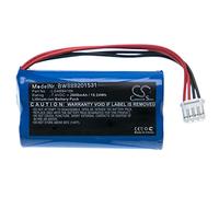 vhbw Batterie Remplacement pour DJI LGABB4186, RC03012, TI100782 pour Drone (2600mAh, 7,4V, Li-ION)